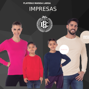 Playeras mangas largas